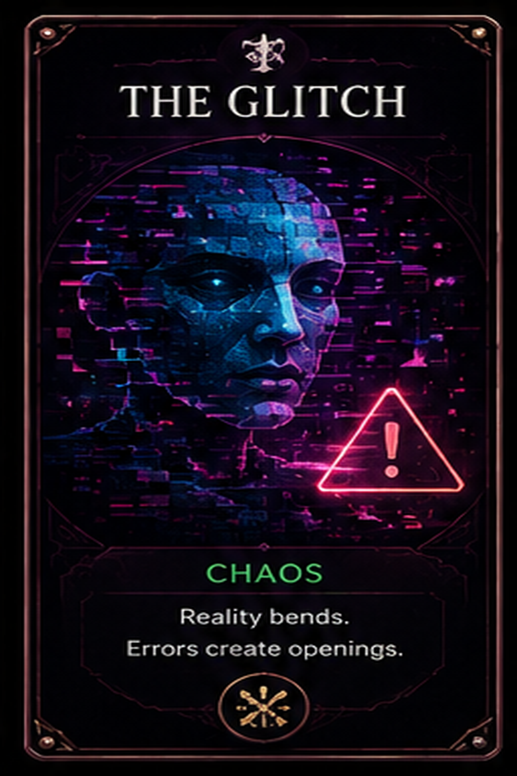 The Glitch card art